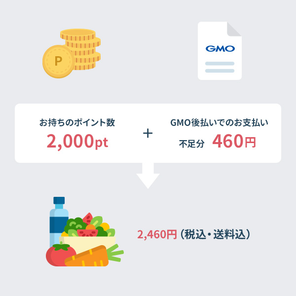 ポイントを使った上手なお買い物の例