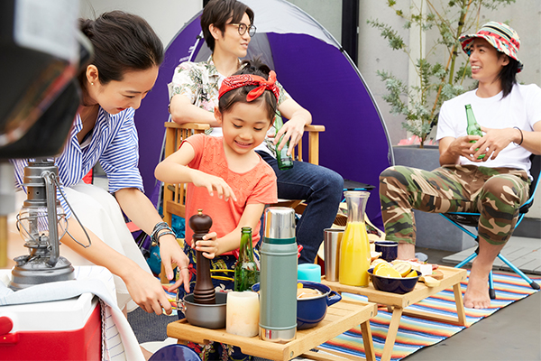 アウトドアでも大活躍!